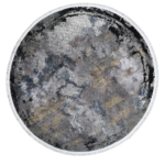 Tappeto Moderno Velve rotondo Grey/blue 1,50