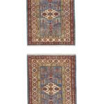 Coppia Tappeto Kazak Gold 82x63- 78x61 Atelier D'Oriente