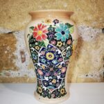 Vaso Persiano a rilievo cod.14/6 cm30x15 Atelier D'Oriente